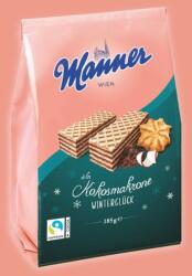 Manner Манер Хрупкави вафли Winterwaffel Кокосови макарони 185гр
