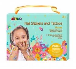 AVENIR Stickers for nails and tattoos - Flowers