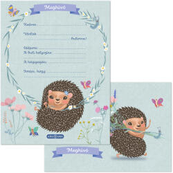 Ars Una Ars Una: Fresh flowers süni mintás 10db-os meghívó szett borítékkal (50225248) - jatekshop