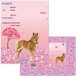 Ars Una Ars Una: Cute Animals Horse lovas 10db-os meghívó szett borítékkal (50225262)