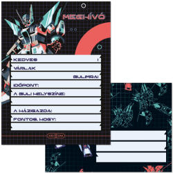Ars Una Ars Una: A. R. M. S. robotos 10db-os meghívó szett borítékkal (50225361) - jatekshop