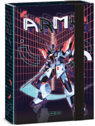 Ars Una Ars Una: A. R. M. S. robot mintás gumis füzetbox A/5 (50865369)