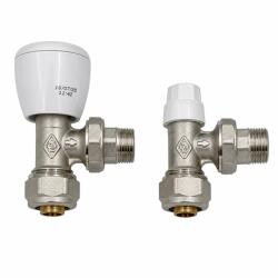 KAS Set robineti calorifer tur retur 1/2 teava pex 16 mm Kas (123354456123123)