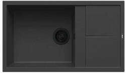 Elleci - Mosogatótálca Unico 410 G40 Nero fekete kiegészítőkkel (LGU41040BKM) - modernkonyha