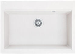 Laveo SRT_6107 - LAVEO Tau 7 gránit mosogató 700x500 fehér (SRT_6107)