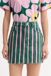 Marimekko Trapézos szoknya pamut - zöld 38