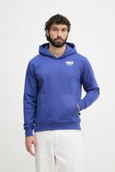 Alpha Industries kapucnis melegítőfelső férfi pamuttal Signature - lila M