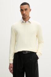 Calvin Klein férfi pamut pulóver - sárga XL