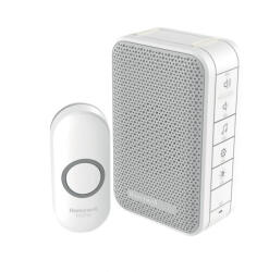 Somogyi Elektronic SOMOGYI Honeywell Home DC313N vezeték nélküli csengő, 150m hatótáv, 6 dallam, LED jelzőfény, IP55 nyomógomb, elemes tápellátás (DC313N)