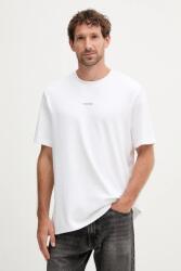 Calvin Klein férfi t-shirt pamut elasztánnal - fehér XL