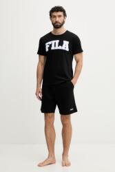 Fila kétrészes pizsama férfi pamut - fekete XXL - answear - 19 990 Ft