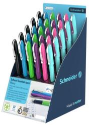 Schneider Wavy kék töltőtoll, 30 db, kék tollbetéttel