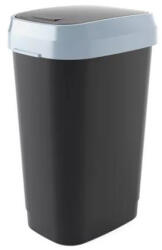 Keter Billenős szemetes, 50 l, CURVER "Dual", fekete (1010008408) - mystock