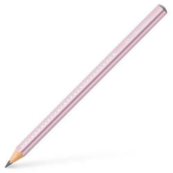 Faber-Castell Grafitceruza, B, háromszögletű, FABER-CASTELL "Sparkle Jumbo", metál rózsaszín (111661) - mystock