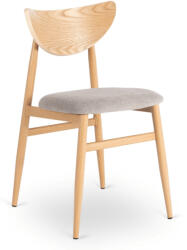 Mebel Elite BRAGA szék tölgy/szürke (ME-BRAGA-P-D-T-K)