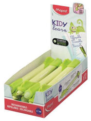 Maped Írástanuló rollertoll, 0, 7 mm, radírozható, MAPED "KIDY Learn MAGIC", kaméleon, zöld, 12 db (229701) - mystock