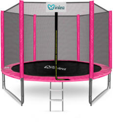 INLEA PREMIUM Jump Trambulin külső védőhálóval 305 cm - rózsaszín (IN02-0014) - inlea