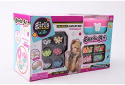 Interaktivna Zabava Set cutie bijuterii si margele, set de joaca, pentru fetite (1100037590)