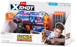 ZURU 6 modele, arma de jucarie, Skins Flux Sonic The Hedgehog, 8 proiectile (1100042692)
