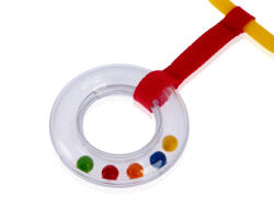 BabyJem Zornaitoare cu prindere patrata pentru carucior BabyJem (Culoare: Galben) (bj_8773)