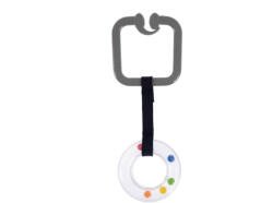 BabyJem Zornaitoare cu prindere patrata pentru carucior BabyJem (Culoare: Gri) (bj_8771)
