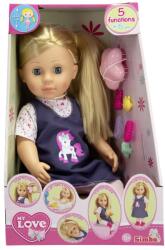 Simba Toys Papusa My Love Interactiva Cu Accesorii 43cm (105110509) - infant Costum bal mascat copii