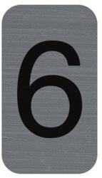 Exacompta Információs tábla, öntapadó, 2, 5x4, 4 cm, alumíniumhatású, EXACOMPTA, 6-os (67186E) - tonerpiac