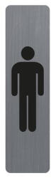 Exacompta Információs tábla, öntapadó, 4, 4x16, 5 cm, alumíniumhatású, EXACOMPTA, "Férfi (67169E) - tonerpiac