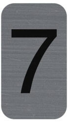Exacompta Információs tábla, öntapadó, 2, 5x4, 4 cm, alumíniumhatású, EXACOMPTA, 7-es (67187E) - tonerpiac