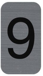 Exacompta Információs tábla, öntapadó, 2, 5x4, 4 cm, alumíniumhatású, EXACOMPTA, 9-es (67189E) - tonerpiac