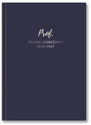TopTimer Tanári zsebkönyv, 2026/2027 tanév, A5, heti, TOPTIMER, kék (27P100T-402) - tonerpiac
