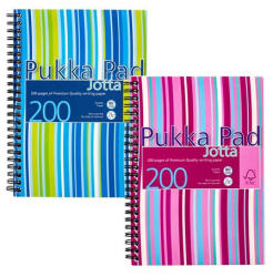Pukka Pad Spirálfüzet, A5, vonalas, 100 lap, PUKKA PAD "Stripe Jotta (JP021) - tonerpiac