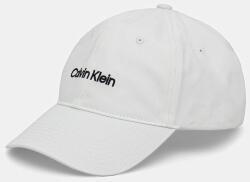 Calvin Klein baseball sapka férfi pamut - fehér Univerzális méret