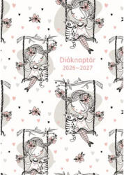 TopTimer Diáknaptár, 2026/2027 tanév, B6, heti, TOPTIMER "Hintázó kislány (27D100J-00D) - tonerpiac