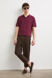 MEDICINE chinos férfi vászon - barna S - answear - 20 990 Ft