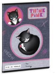 Ars Una 2132, vonalas A5 füzet Think Pink (5519) 26 (53625199)