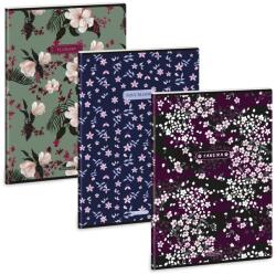 Ars Una A4 extra kapcsos füzet, sima Sakura-Navy-Flowery mix (5591) 26 (53805911)