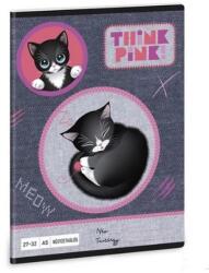 Ars Una 2732, négyzethálós A5 füzet Think Pink (5519) 26 (53635198)