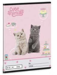 Ars Una 2032, sima A5 füzet Cute animals-tea party (5532) 26 (53615329)
