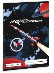 Ars Una 2032, sima A5 füzet Space explorer (5552) 26 (53615527)
