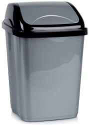 Orion Coș de gunoi din plastic 16 l cu capac rabatabil, gri Cos de gunoi
