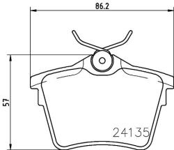MINTEX Fékbetét készlet MINTEX MDB2702 for CITROËN, PEUGEOT (MDB2702)