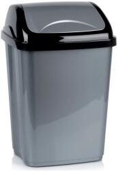 Orion Coș de gunoi din plastic cu capac rabatabil 26 l, gri Cos de gunoi