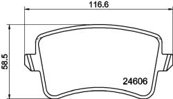 MINTEX Fékbetét készlet MINTEX MDB2929 for AUDI, VW, SEAT, SKODA (MDB2929)