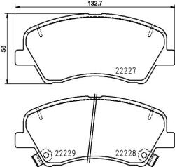 MINTEX Fékbetét készlet MINTEX MDB4038 for KIA, HYUNDAI (MDB4038)