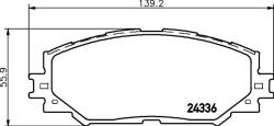 MINTEX Fékbetét készlet MINTEX MDB2785 for TOYOTA, PONTIAC (MDB2785)