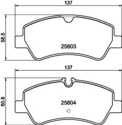 MINTEX Fékbetét készlet MINTEX MDB3912 for FORD (MDB3912)