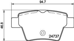 MINTEX Fékbetét készlet MINTEX MDB2951 for CITROËN, PEUGEOT, BYD (MDB2951)
