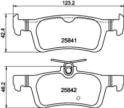 MINTEX Fékbetét készlet MINTEX MDB3413 for PEUGEOT (MDB3413)