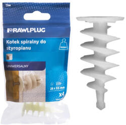  Csavarmenetes polisztirol dübel 50mm TORX-40 üvegszálas poliamid